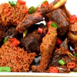 Large Tray of Stewed Assorted Meat